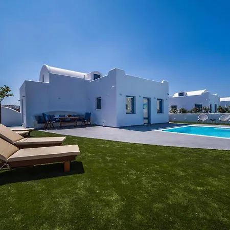 Beautiful Santorini Villa 2 Bedrooms Private Pool Magical Sea Views Karterados